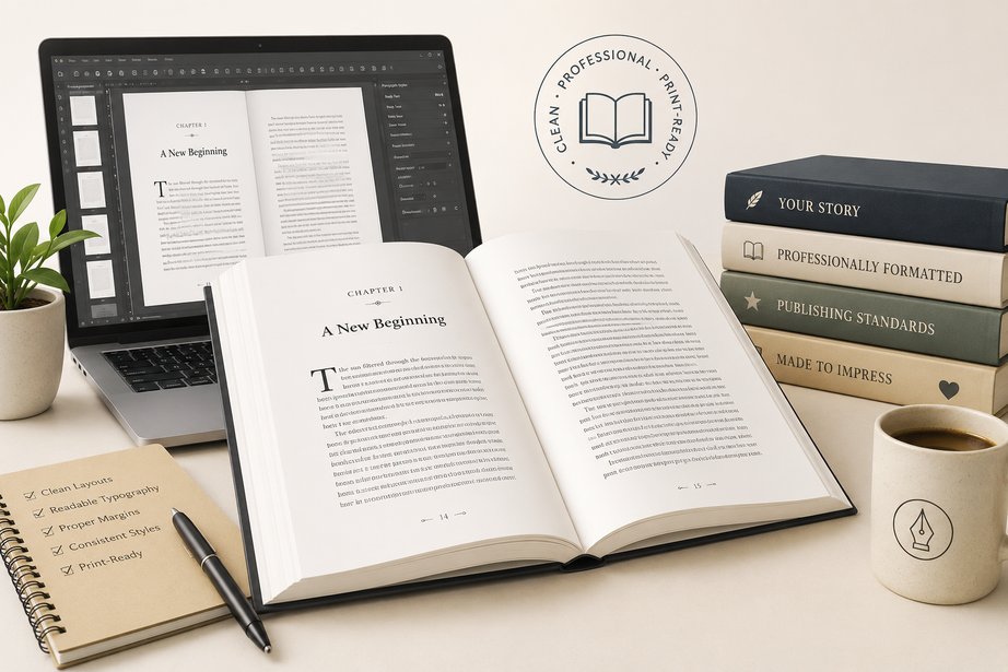 Book formatting workspace